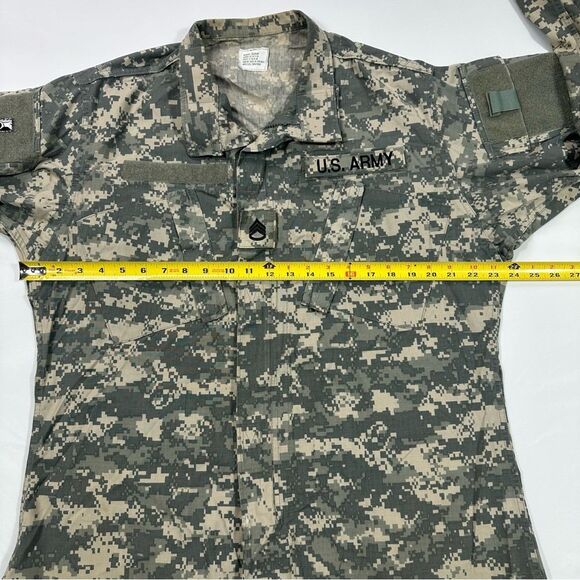 Army Combat Uniform Digital Camo Coat Size Medium Regular - Picture 8 of 11